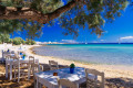Kleine Taverne auf Paros Island, Griechenland