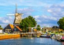 Hafen von Harderwijk in den Niederlanden