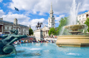 Brunnen des Trafalgar Square, London