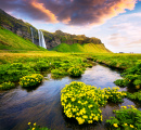 Seljalandsfoss Wasserfall, Island