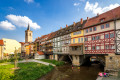 Krämerbrücke Bogenbrücke, Erfurt, Deutschland