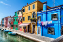 Insel von Burano nahe Venedig, Italien