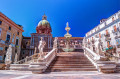 Piazza Pretoria, Palermo, Sizilien, Italien