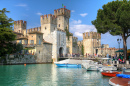 Scaliger Schloss am Gardasee, Italien