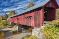 Gedeckte Brücke In Vermont, USA