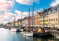 Kanal Nyhavn , Kopenhagen, Dänemark