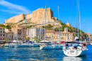 Bonifacio Hafen, Korsika Insel