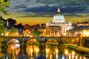 Petersdom in Rome, Italien