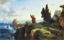 Antike Szene in einer heroischen Landschaft