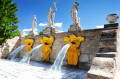 Kaskadenbrunnen in Peterhof, St Petersburg