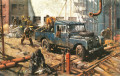 Land Rover Werbung Postkarte