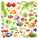 Sammlung von Obst und Gemüse