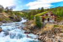 Fluss Otta, Norwegen