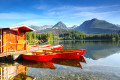 Strbske Pleso See, Slowakei