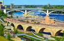 Brücken der Innenstadt von Minneapolis