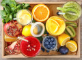 Smoothies und Früchte