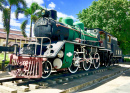 Antike Dampflokomotive
