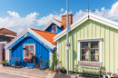 Holzhäuser in Karlskrona, Schweden