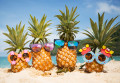 Ananas im Urlaub