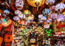 Laternen am Marrakesch-Markt, Marokko