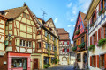 Colmar Stadtzentrum, Elsass, Frankreich