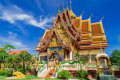 Wat Plai Laem Tempel, Thailand