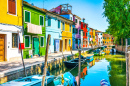 Burano Insel, Venedig, Italien