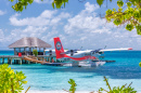 Wasserflugzeug auf Ari Atoll, Malediven