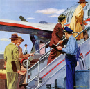 American Airlines Werbung 1950