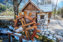 Wassermühle in Kranjska Gora, Slowenien