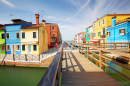 Insel  Burano, Venedig, Italien
