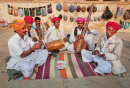 Straßenmusiker in Jodhpur, Indien