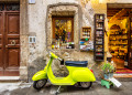 Lime Vespa, Pitigliano, Italien