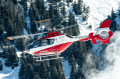 Hubschrauber Eurocopter EC135 T1 in Courchevel