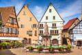Marktplatz von Eguisheim, Frankreich