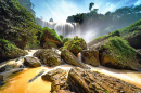 Elefanten-Wasserfall, Da Lat, Vietnam