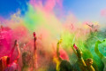 Holi Festival of Colours, Saloniki, Griechenland