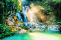 Kuang-Si-Wasserfall, Laos