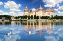 Schloss Moritzburg nahe Dresden, Deutschland