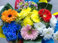 Frischer Blumen im Bund