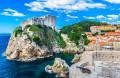 Dubrovnik Stadt und Schloss, Kroatien