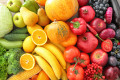 Reife Obst und Gemüse