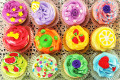 Bunte Cupcakes
