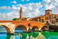 Ponte Pietra, Verona, Italien