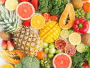 Verschiedene Obst und Gemüse