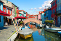 Brücke in Burano, Venedig, Italien