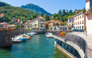 Hafen des Comer Sees, Lenno, Italien