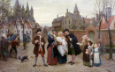 Eine Taufe in Flandern im 18. Jahrhundert