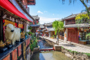 Altstadt von Lijiang in Yunnan, China