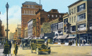 Postkarte mit Blick auf Buffalo Main Street